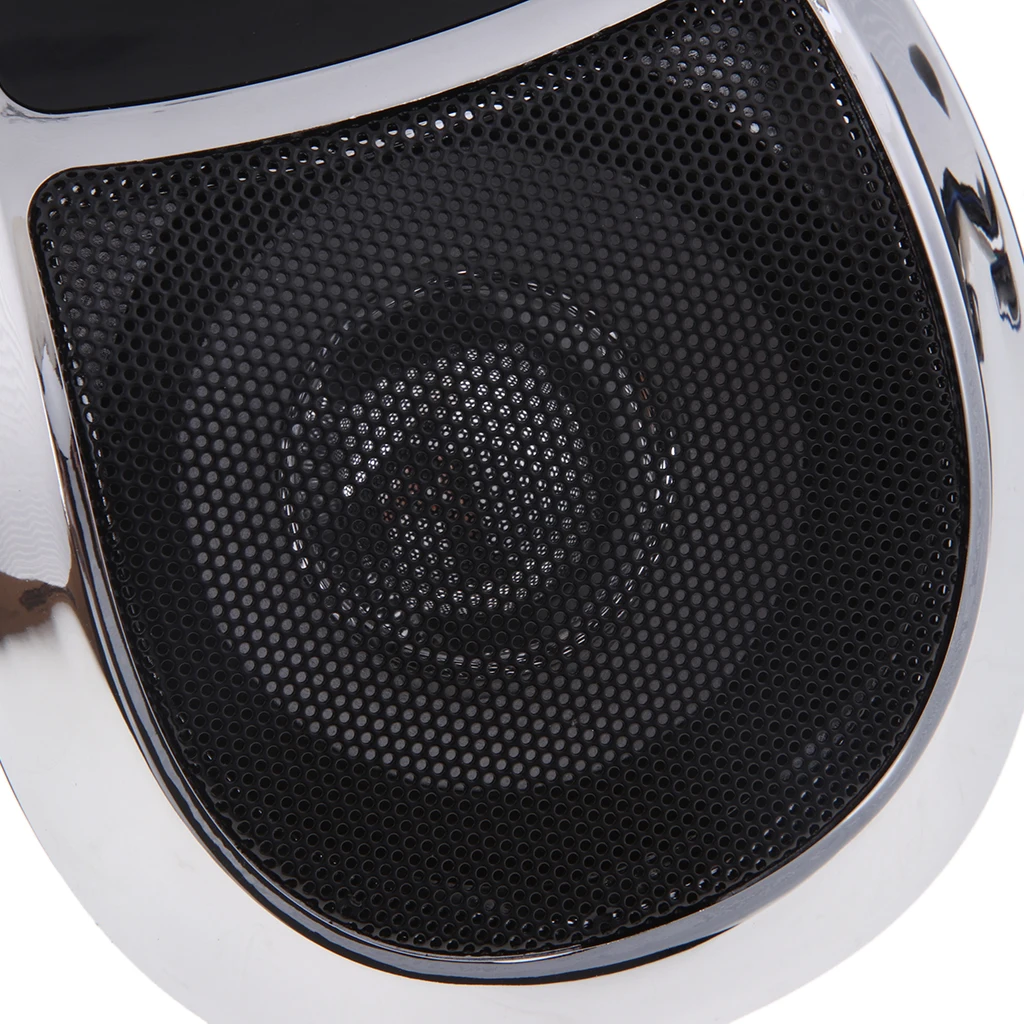 1 Set Motorcycle Bluetooth Speakers Waterproof Bluetooth Motorbike Stereo LED Speakers Audio System USB FM Radio 120 x 70 mm