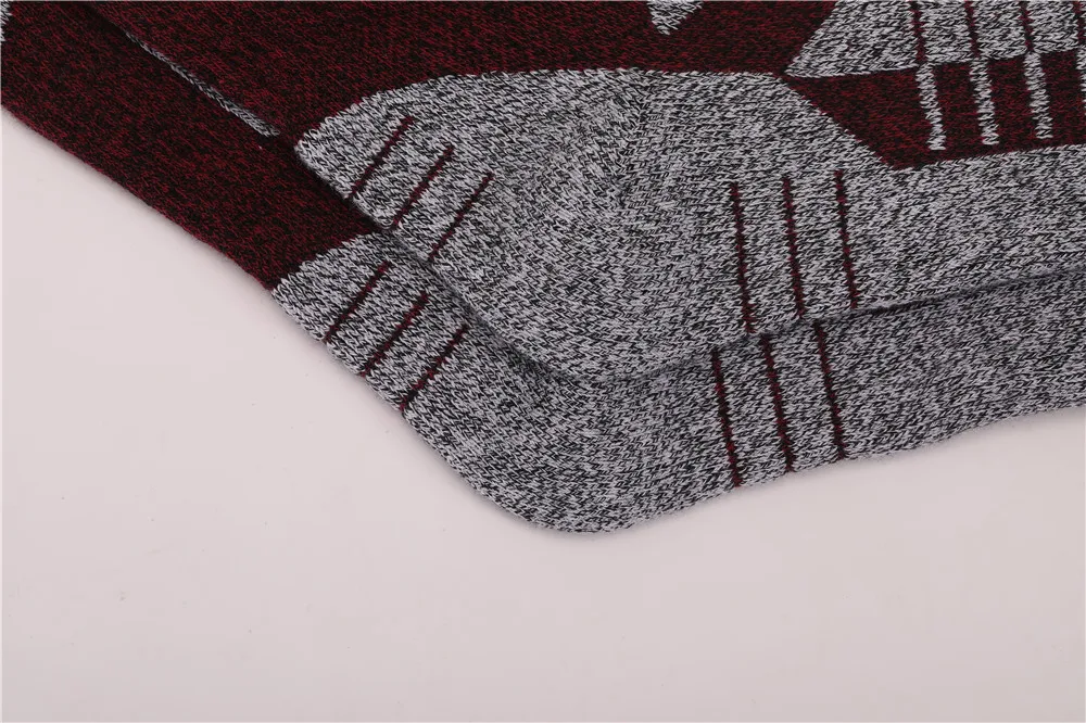 Chaussette De Ski,Chaussettes De Ski Chaudes En Coton Pour Hommes, Coussin De Marche Confortable