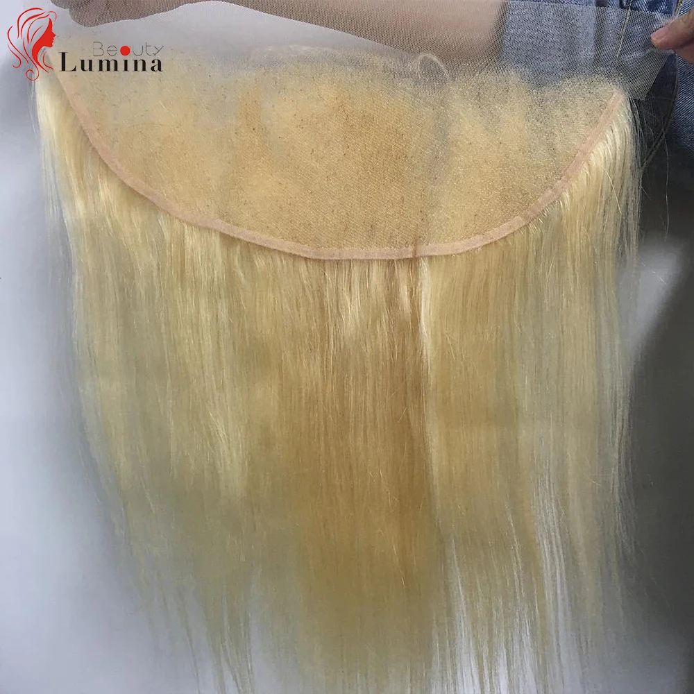 Human Hair Closure Human Hair Lace Product Human Hair Frontal 4x4/5X5/13x4 Lace Frontal With Baby Hair Hand Tied Lace Closure Remy Hair Brazilian Straight 613 Closure 613 Frontal