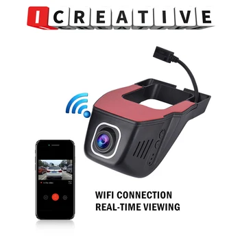 

V24 WIFI Car DVR Dash Camera Driving Recorder HD 1080P Night Vision Loop Recording G Sensor Wide Angle Dashcam Registrar