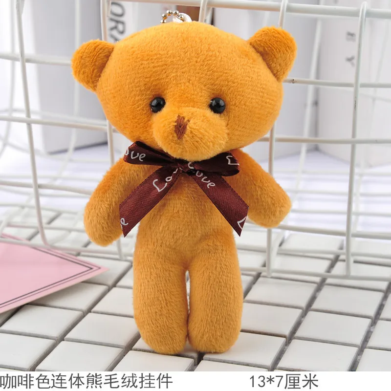 5pcs Kawaii mini articulado oso de peluche remolque bouquet muñecas kinderspielrsz 8 