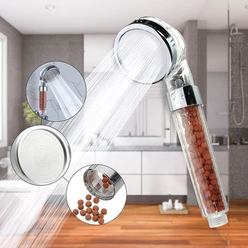 

NEW Handheld Water Saving Shower Head Bath Shower Nozzle Sprinkler Sprayer Filter Transparent Hand Shower Head Showerhead
