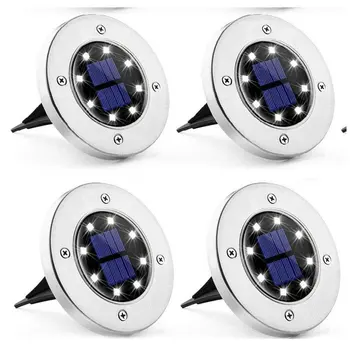 

Outdoor Solar Light 8 LED Spot Solar Lamp Garden Waterproof IP65 Lawn Decorative Light For Path Garden Terrace Yard Lawn