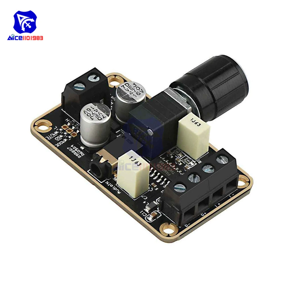 PAM8406 Digital Class D Stereo Audio Amplifier Board 2 Channel 5W+5W AMP Board