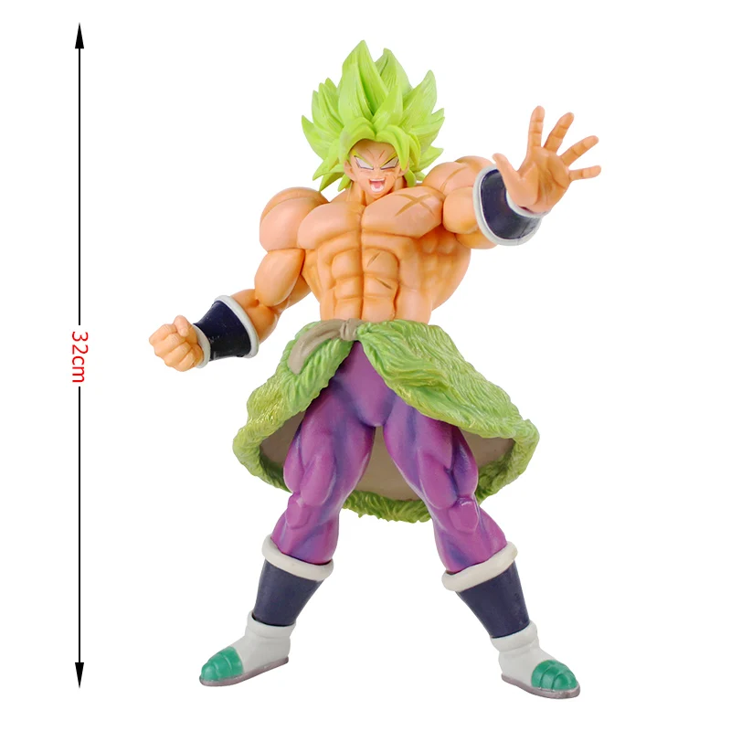 Dragon Ball Z Super Senshi Broly Super Saiyan ПВХ Коллекционная Фигурка Драконий жемчуг фигурка модель игрушки