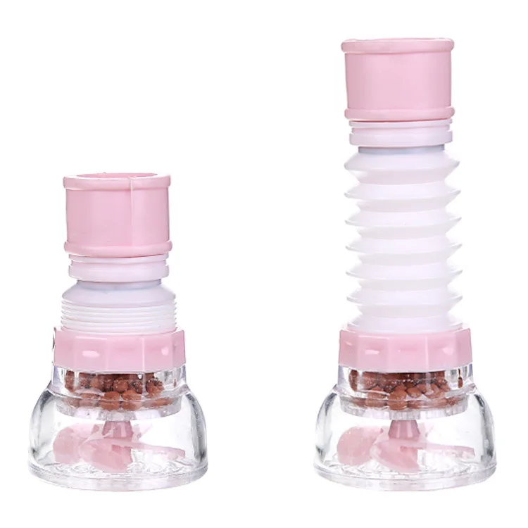 Kitchen Faucet Filter Can Rotate Tap Water Nozzle To Wash Vegetables, Splash Proof Water Saver with Snap Shower