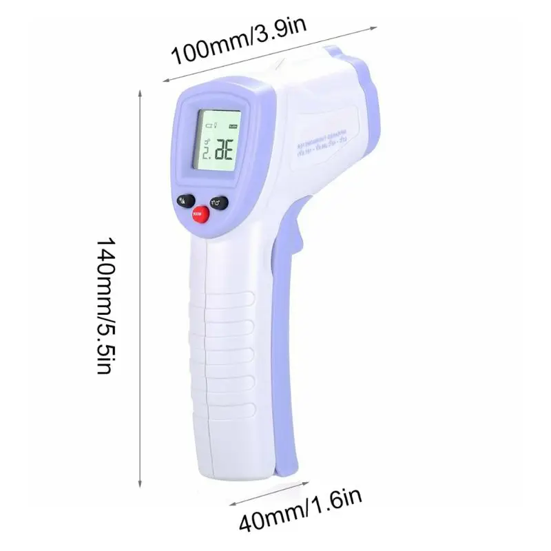 

Non-Contact Body thermometer Forehead Digital Infrared Thermometer Portable M20 20 Dropship