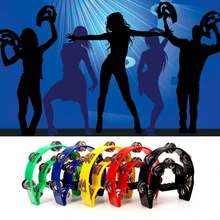 Новые двухрядные Jingles Half Moon музыкальные ударные барабаны вечерние Подарочные игрушки