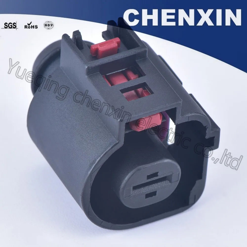 Black 1pin waterproof auto connector female socket wiring harness engine starter connector motor plug sensor connector 1K0973751