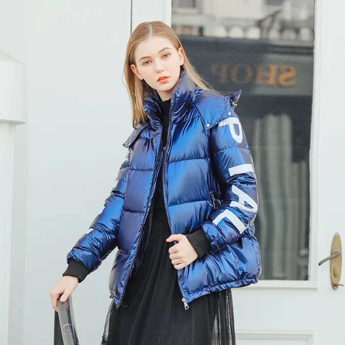 

Women's 2019 Winter New Style Korean-style Cotton Coat Loose And Plus-sized Short Cotton-padded Clothes Students Thick Coat Cott