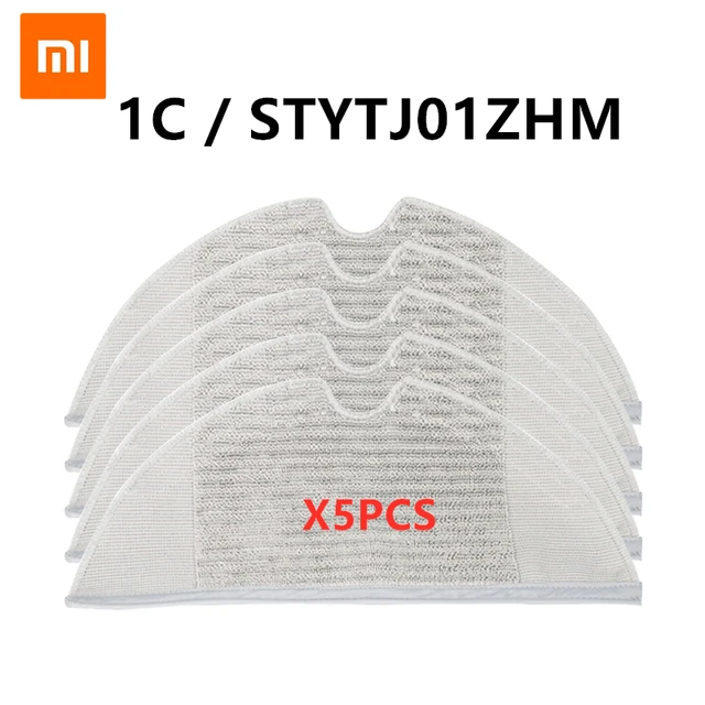 Xiaomi Mijia 1C/STYTJ01ZHM Main Side Brush Water Tank Mop Cloth HEPA Filter Kit Robot Vacuum Cleaner Replacement Parts 5PCS