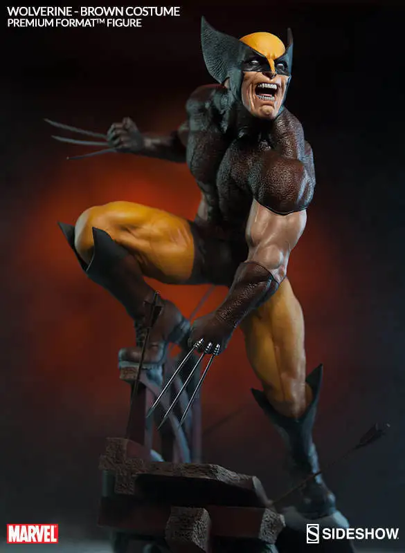

Anime Sideshow 300116 20 Cm Wolverine Brown Version PF Statue Model Garage Kit