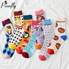 PEONFLY New 2022 Spring Summer Harajuku Funny Socks Casual Cartoon Pattern Happy Socks Hip Hop Cotton Calcetines Mujer ► Photo 1/6