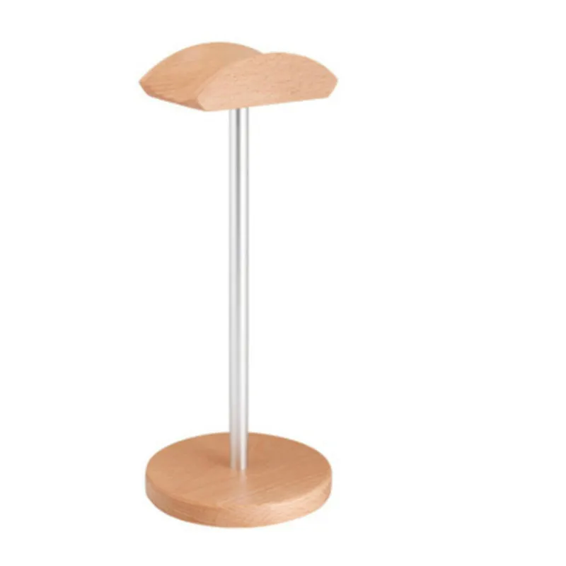 Universal Wood Headphone Stand Creative Display for bracket for Headset Simple Holder Rack Hang Non slip Space Saving