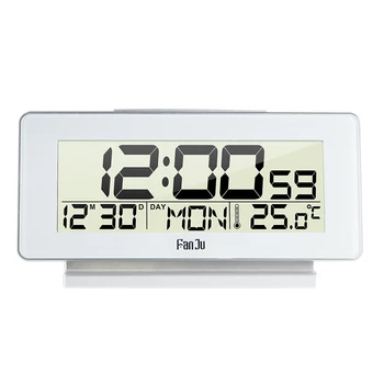 

FanJu FJ3523 Electronic LED Digital Alarm Clock with Thermometer Backlight Snooze Function Desktop Table Clock 12H/24H Hot