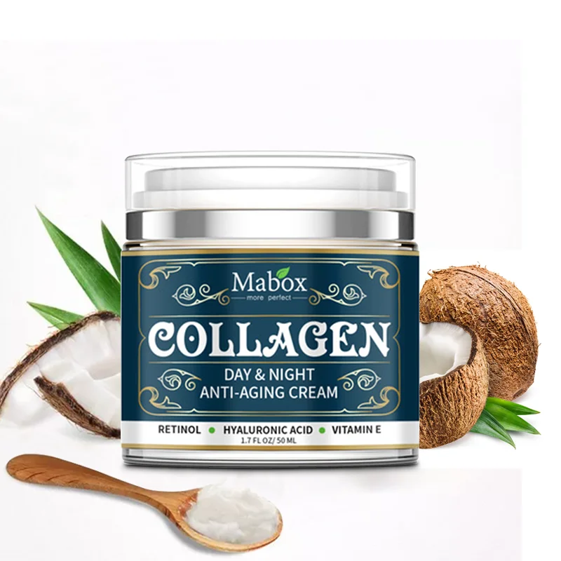 MABOX-crema facial antienvejecimiento de colágeno, crema facial no grasa de absorción rápida, 50ml