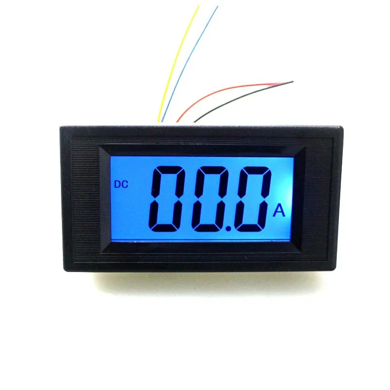 YB5135D Три полу-lcd DC Цифровой амперметр DC 50/100/200/500A+ 75mV шунт
