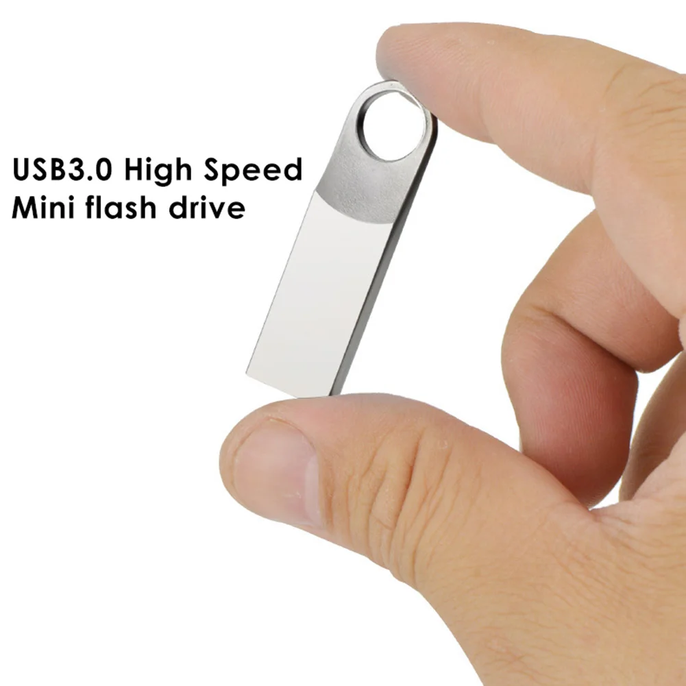 Mini Metal USB 3.0 Memory Stick High Speed U Disk Flash Drive Memory Stick Metal Sliver Color 4GB 8GB 16GB 32GB 64GB 128GB