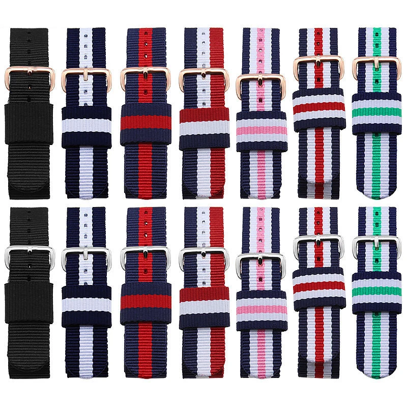 

18mm 20mm nylon watch band for DW (Daniel Wellington) Watch Strap Bracelet fit DW 36 40mm The dial strap free shipping