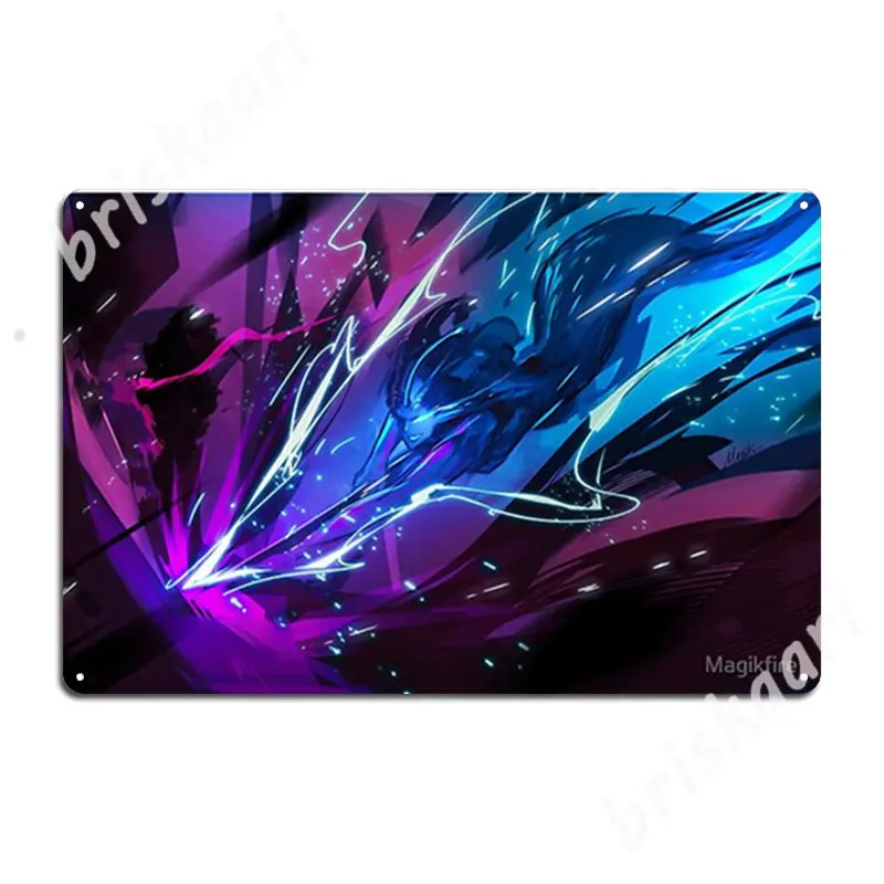 

Steel And Silence, Umi's Last Thunder Metal Signs Painting Décor Club Bar Wall Cave Vintage Tin sign Posters