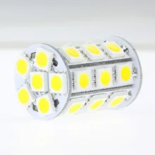 Светодиодная лампа кукуруза G6.35 1 шт./лот 27 светодиодов 5050 SMD12V 24 В 4