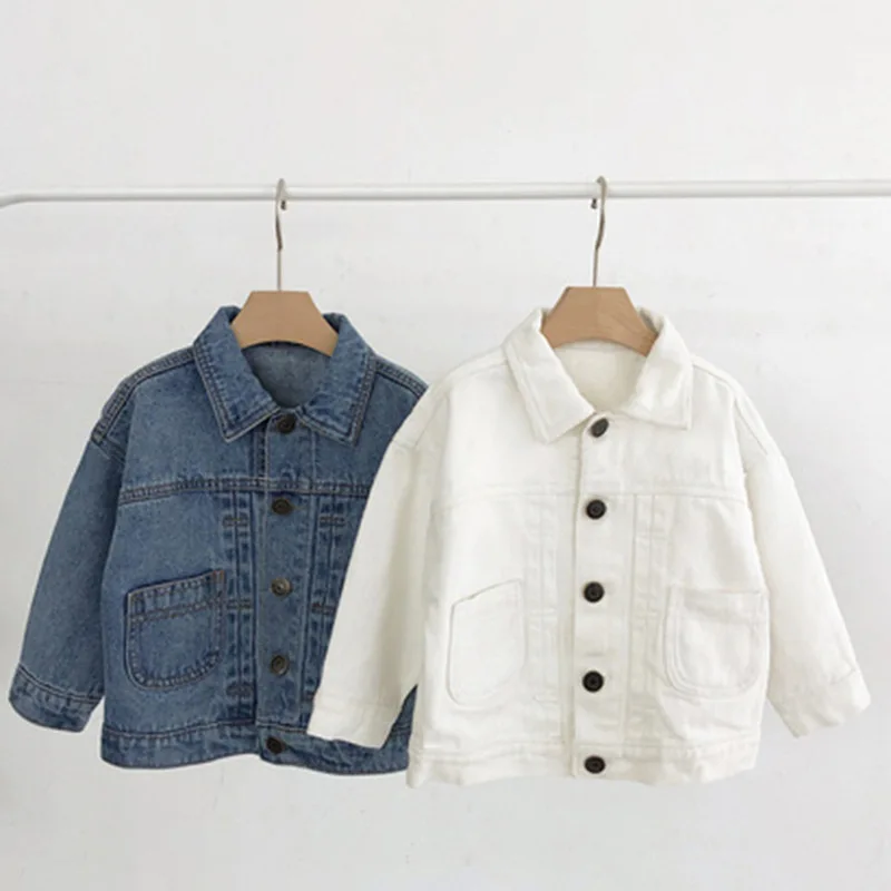 

Chen Mom Childrenswear BOY'S Baby Jeans Coat Autumn 1-3 Years Old Children Denim Jacket Little Bear Coat