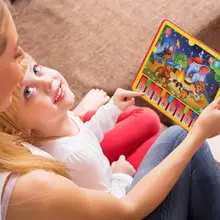 Животные концерты раннее образование многофункциональные игрушки обучающая машина дети ABS многофункциональные животные представление играть фортепиано планшет