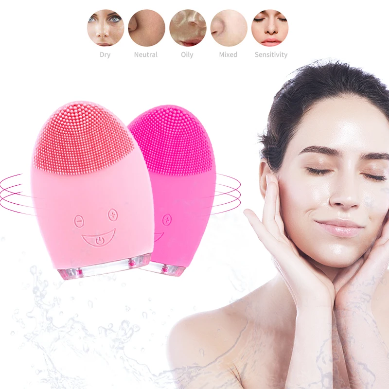 

Electric face cleansing brush Vibration Massage Deep Cleaning Ultrasonic Face Cleaner Beauty VIP DROPSHIPPING