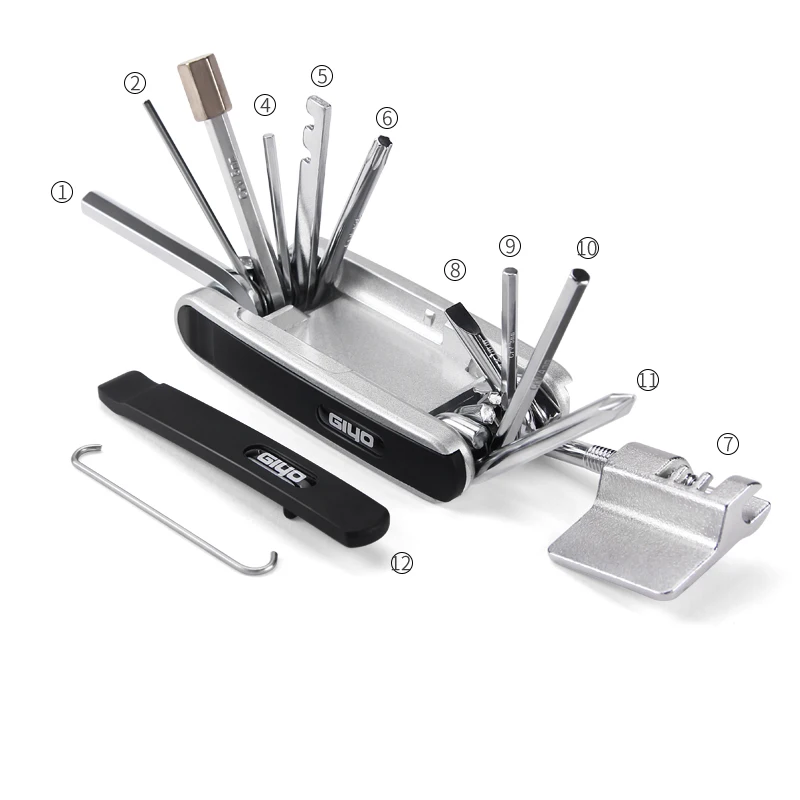 Bicycle Repair Tools Kit Hex Spoke Cycling Screwdrivers Tool Tyre Lever Allen Wrench MTB Mountain Bike Multitool Cycling tools - Image 5