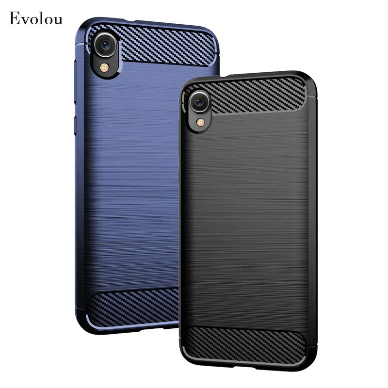 

Soft Brushed Carbon Fiber TPU Cover for Motorola E6 One Action Case Slim Soft Silicone for Moto P40 Power E6 Plus phone cover