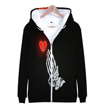 

2020 3D Zip Men's Fashion Hoodies juice wrld Hoodie boys/girls Autumn juice wrld Coat Male Street Wear Pullover Harajuku
