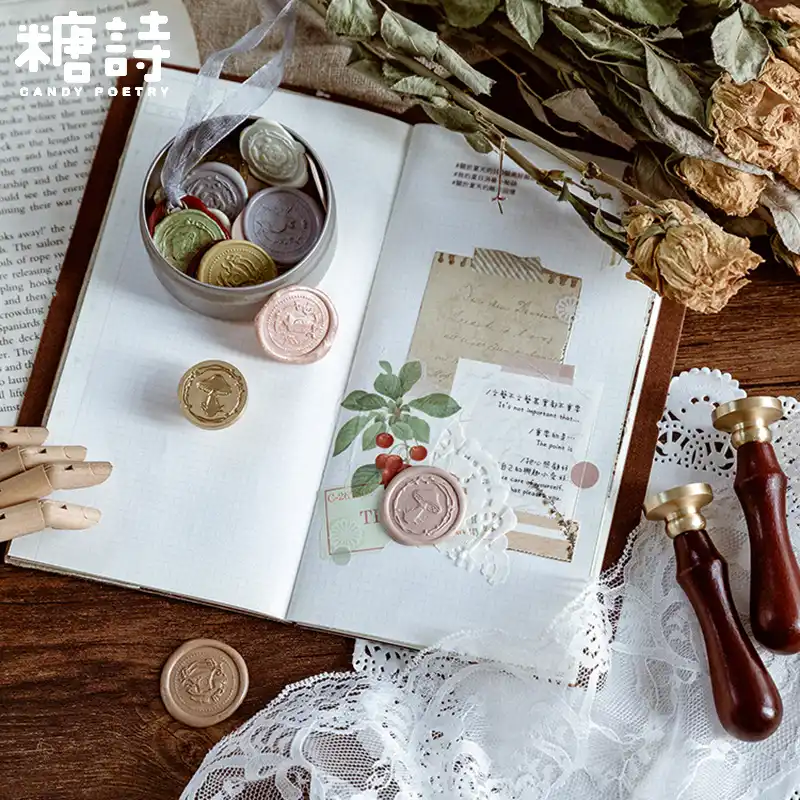 Восковая печать TUNACOCO, металлическая проба, садовая мечта, латунная пуля, журнал «сделай сам», ремесла Qt1710155