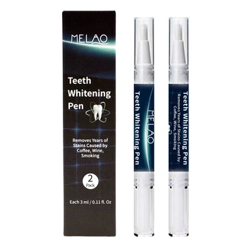 

2 pcs Dental Teeth Whitening Pen Tooth Cleaning Kit Quick Teeth White Clearing Teeth Whitening Pen Oral Stains Pen New Arrival