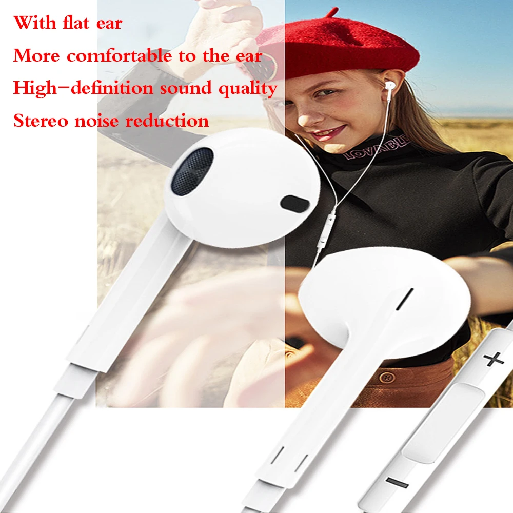 Wired Original Earphone USB In Ear Earphone Headset Mic Volume HUAWEI Mate 10pro 20 X RS P20 Pro Note 10