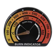 Магнитный термометр для камина и печи, индикатор температуры