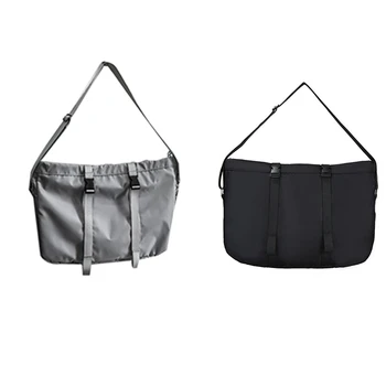 

Messenger Bags Nylon Big Shoulder Bag Men's Hip Hop Streetwear Travel Bags