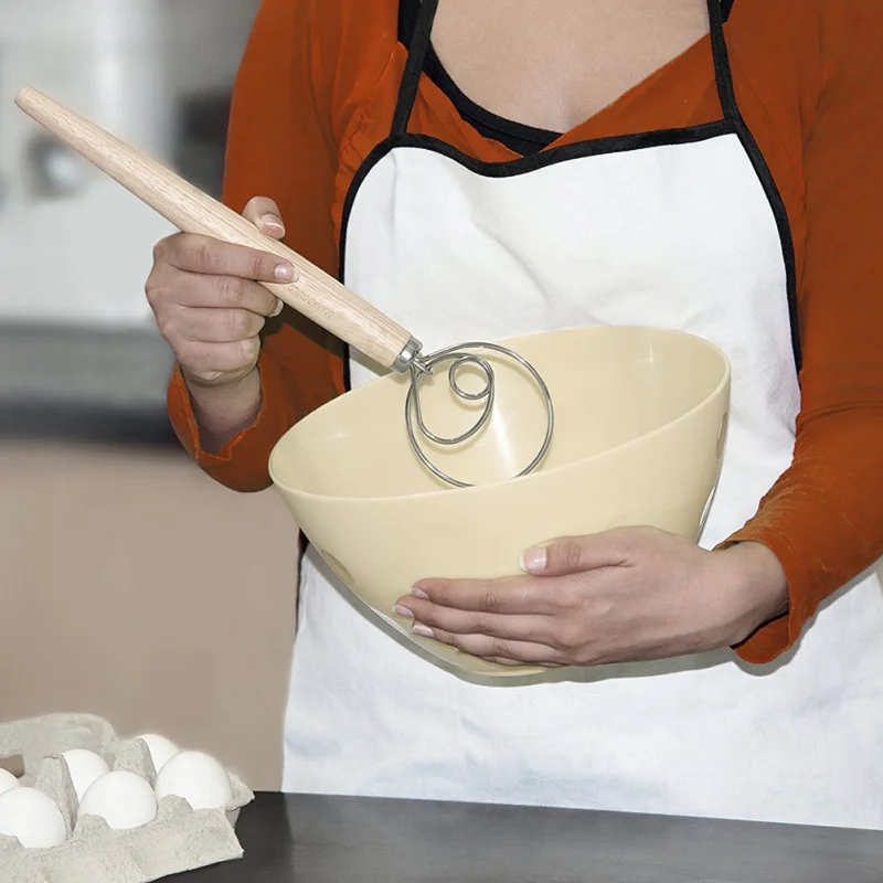 Stainless Steel Dough Whisk Baking Pastry Blender Egg Beater Tools for