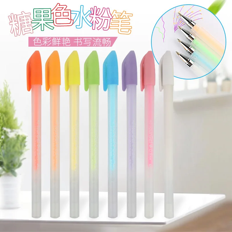 M&G Pastel Watercolor Pen. 8-Colour Neutral Pen. 0.8mm Pastel Paint Greeting Card Pen Set