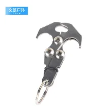 Folding Gravity Grappling Hook Carabiner Climbing Magnetic Outdoor Climbing Claw Accessories