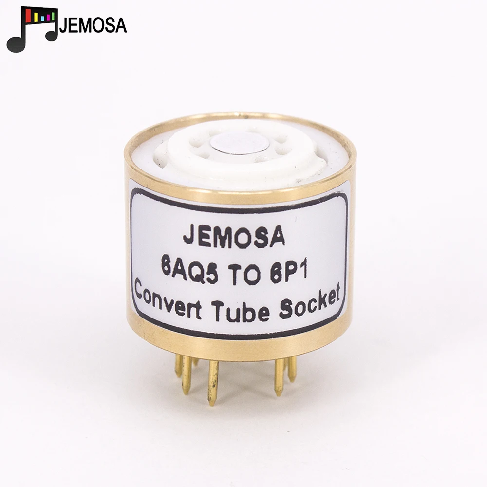 1PC 6AQ5 TO 6P1 DIY Audio Vacuum Tube Amplifier Convert Socket Adapter 