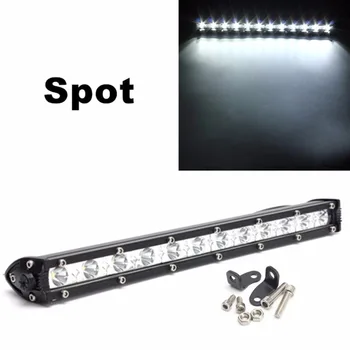

New 13 Inch 36W Car LED Work Light Spot Light Bar Super Bright Safety Driving Light Waterproof Off road Lamp For JEEP SUV ATV