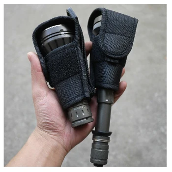 

Tactical Hunting Flashlight Holster Torch Pouch Big Head for Torch Holder Case JM26/TC500/T1/TR500/600L/700L/C8 Flashlight Case