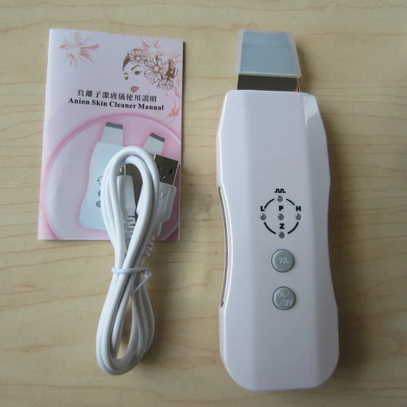 

Ultrasonic Facial Cleaner for Dead Skin Removal Ultrasound Scrubber Deep Cleaning Massager Comedone Extractor