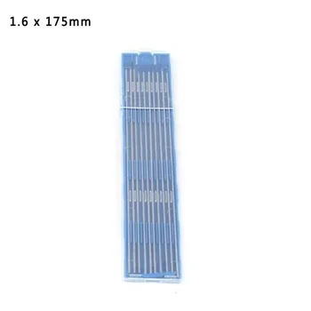 

10 Pcs TIG Welding Tungsten Electrodes Lanthanated Blue Tip WL20 Practical