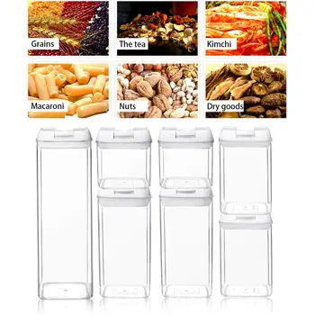 

Purchase Set [Send 10 Sticker + 1 Pen] Airtight Food Storage Container Kitchen Storage Multigrain Storage Jar Transparent Sealed