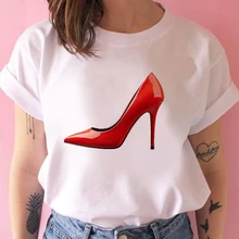 Special Price Summer Casual Women T shirts Close up of cartoon high heel Printed Fashion clothing Harajuku Casual Korean Style Tops female Tee Special Price Summer Casual Women T shirts Close up of cartoon high heel Printed Fashion clothing Harajuku Casual Korean Style Tops female Tee