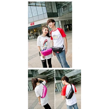 

1 Piece Nylon Casual Men Waist Bags Women Shoulder Bag Pouch Travel Belt Bag Fashion Unisex Waist Pack Men Waterproof Fanny Pack