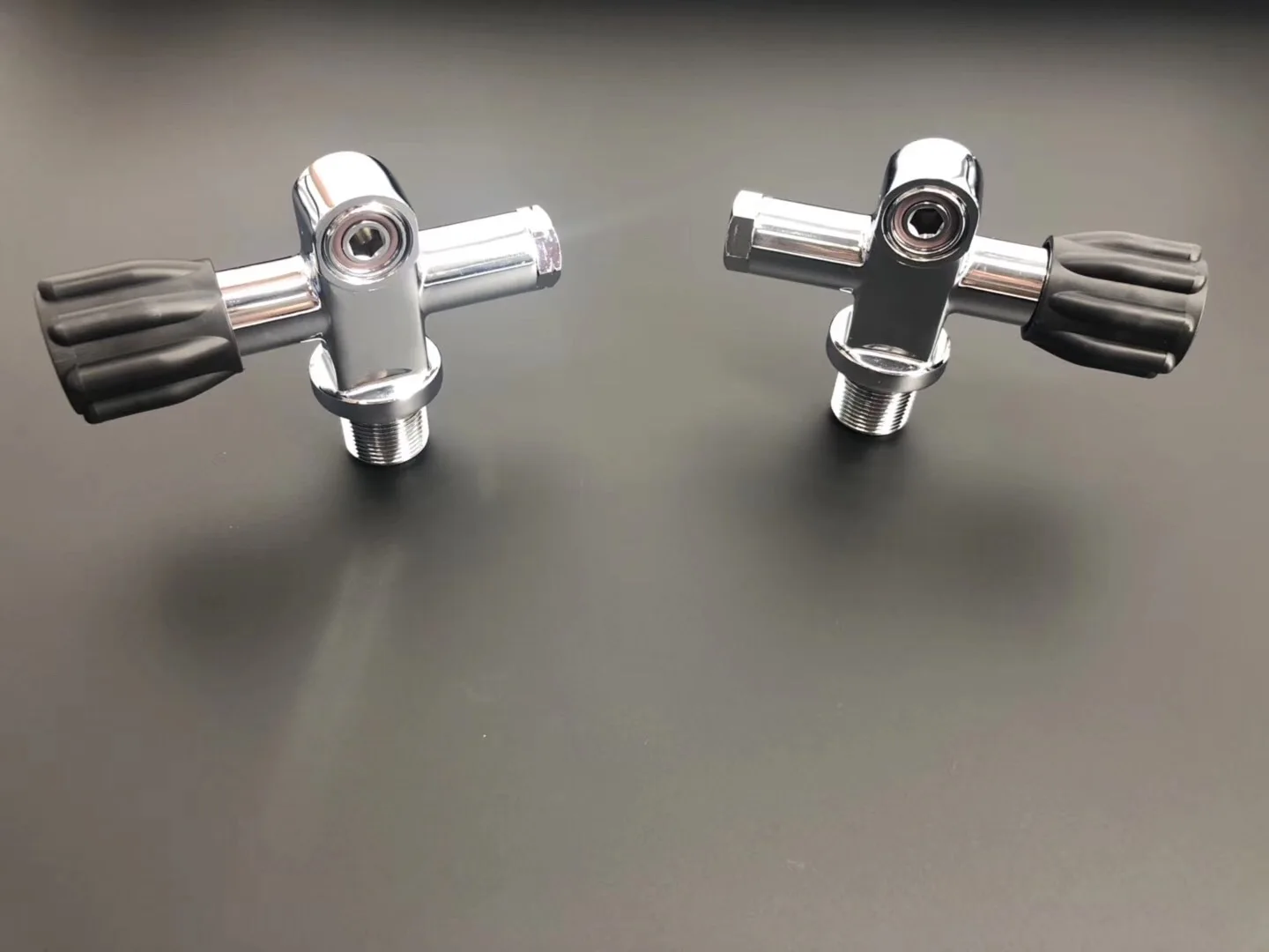 1pcs diving cylinder valve diving cylinder valve double one hand left and right hand general