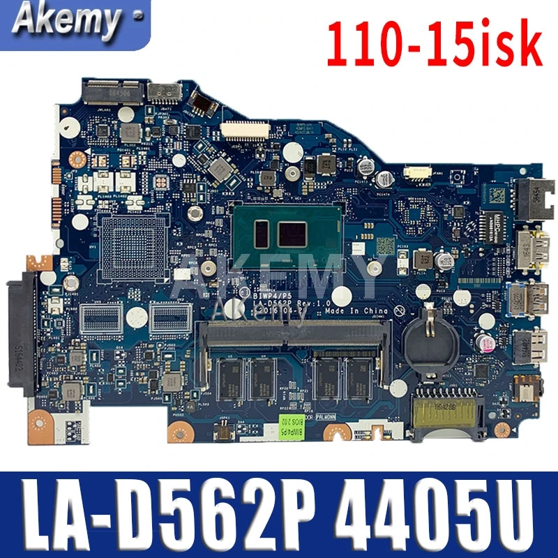 LA D562P Laotop материнская плата для Lenovo Ideapad 110 15ISK Оригинал 4G RAM 4405U Pentium CPU|Материнские