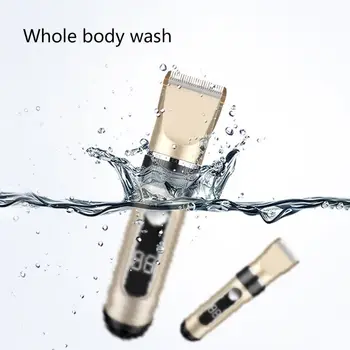 

USB Rechargeable Low Noise and Cordless Pet Grooming Tool Cats Dogs Hair Clipper Trimmer 19QE